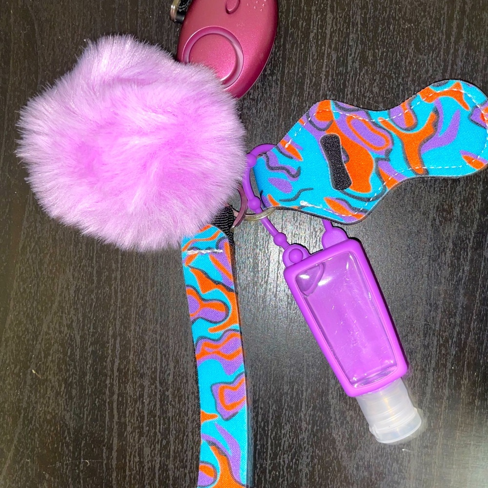 Cute Blue Swirl Keychain & Accessories